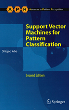 Support Vector Machines for Pattern Classification, 2nd ed.