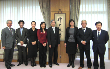 西オーストラリア大学副学長が神戸大学を訪問しました
