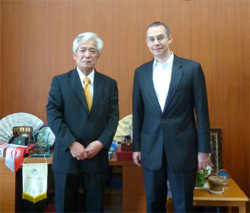 スイス大使館科学技術部長が神戸大学を訪問しました