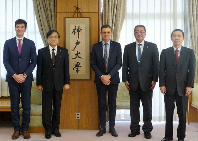 Visit From Rector Of Babeș Bolyai University Kobe University