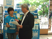 神戸市長への活動説明