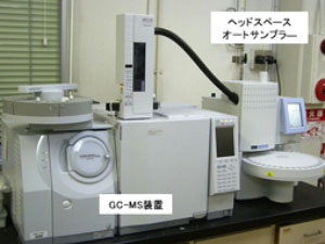 ガスクロマト質量分析装置