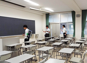 環境キャラバンの様子(屋内)