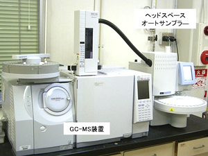 ガスクロマト質量分析装置