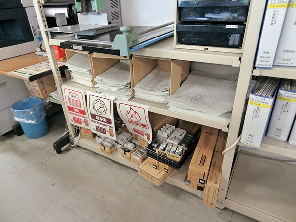 雑がみ容器等設置状況(室内)